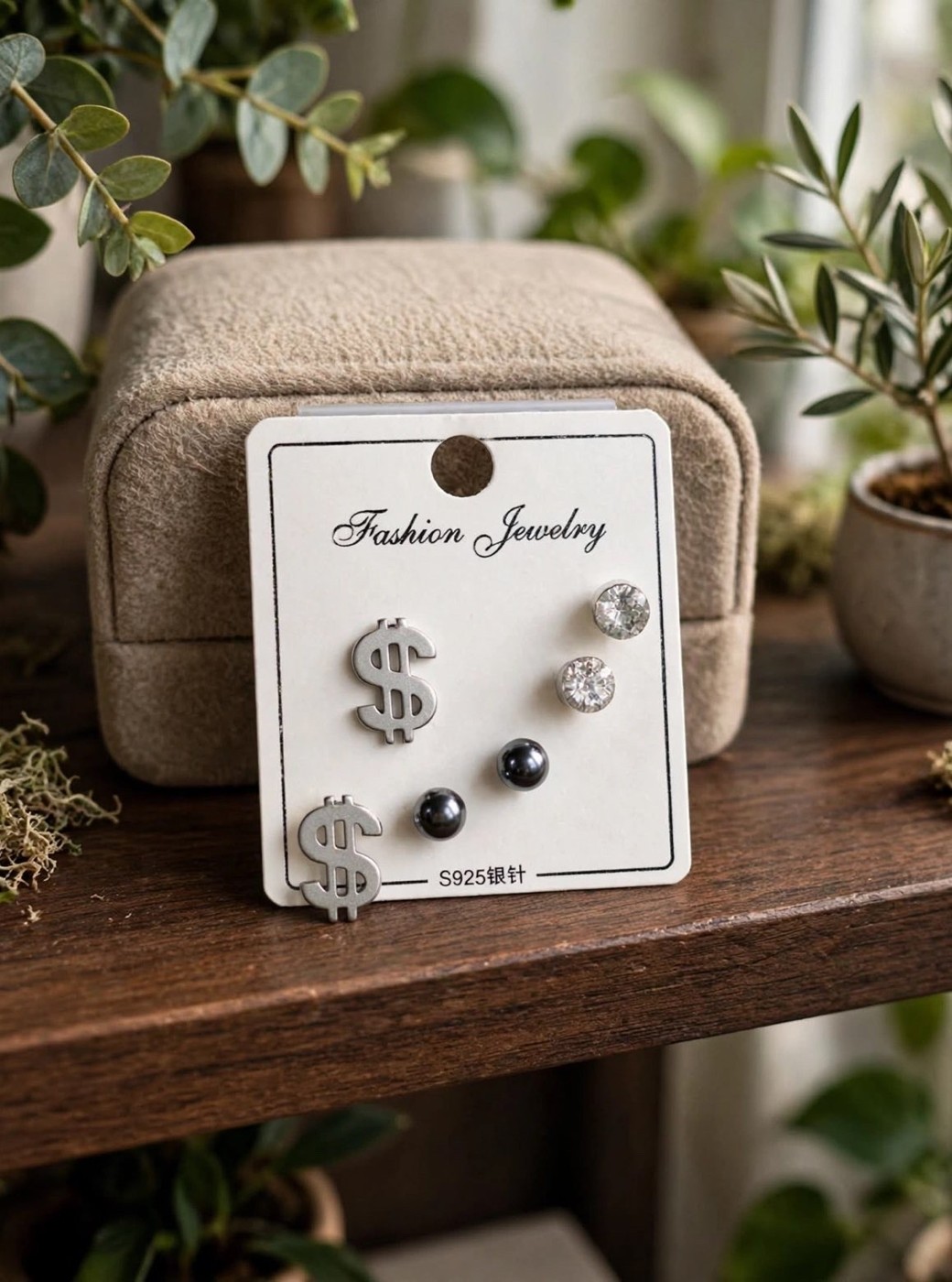 Mixed Stud Earring Set